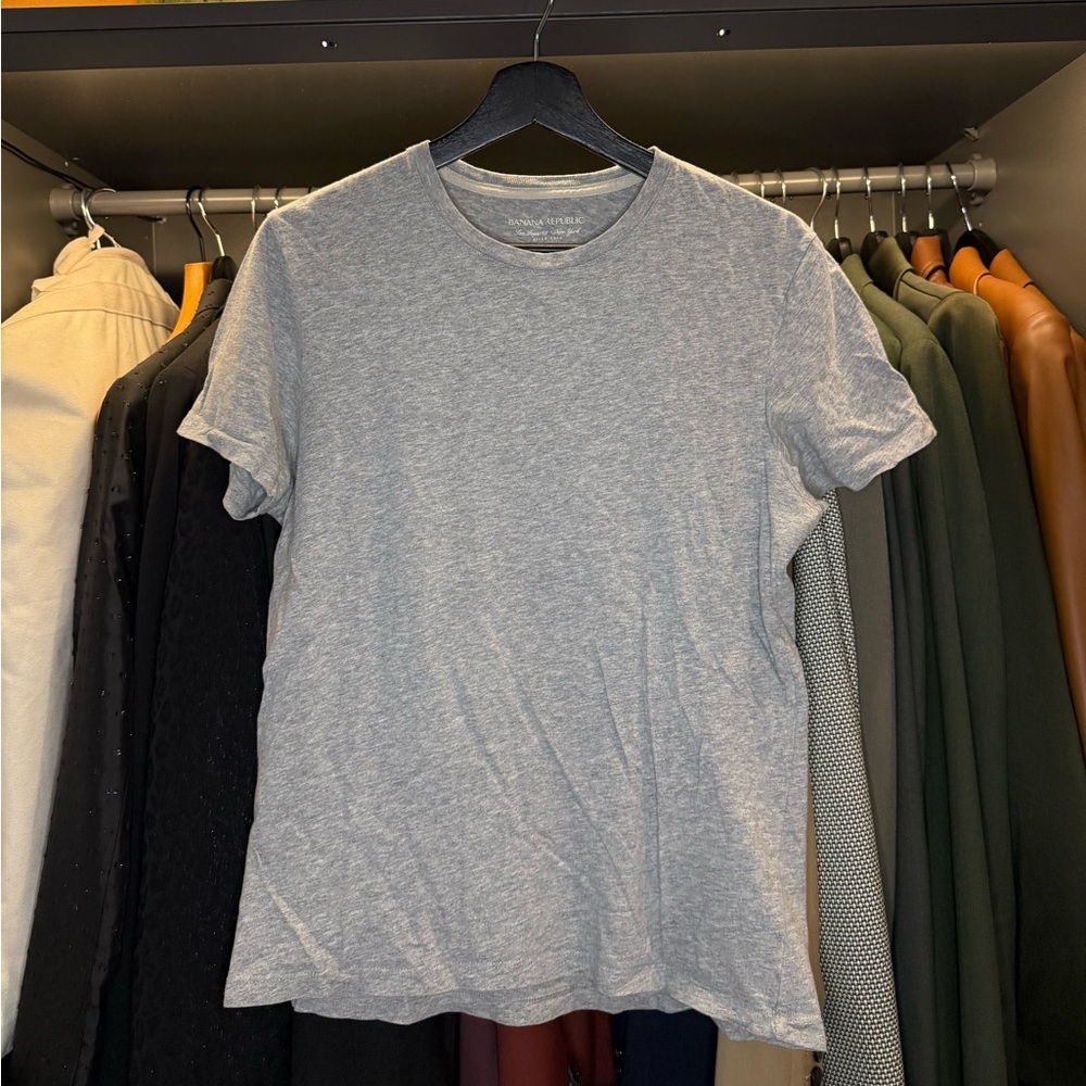 Men’s Banana Republic 100% Cotton Crewneck Short-Sleeved T-Shirt